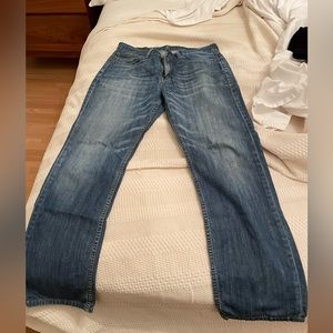 Levis 514 jeans, blue, relaxed straight fit